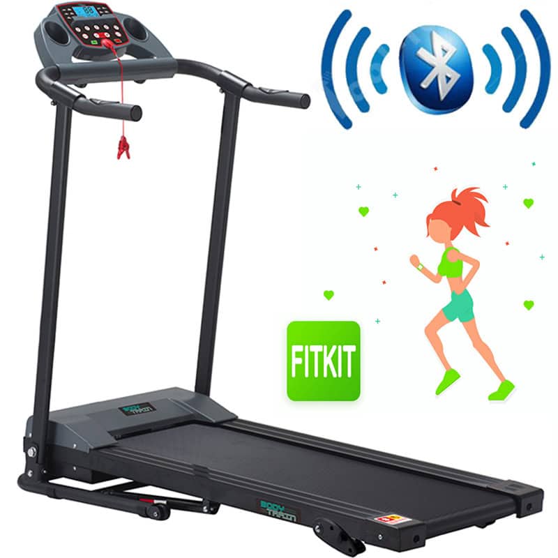 BodyTrain 3000SP Motorised Folding Bluetooth Treadmill