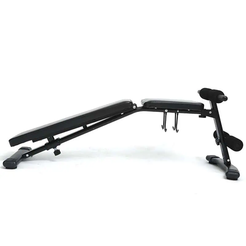 BodyTrain Adjustable Squat & Bench Press Rack with Foldable Adjustable Weight Bench Package