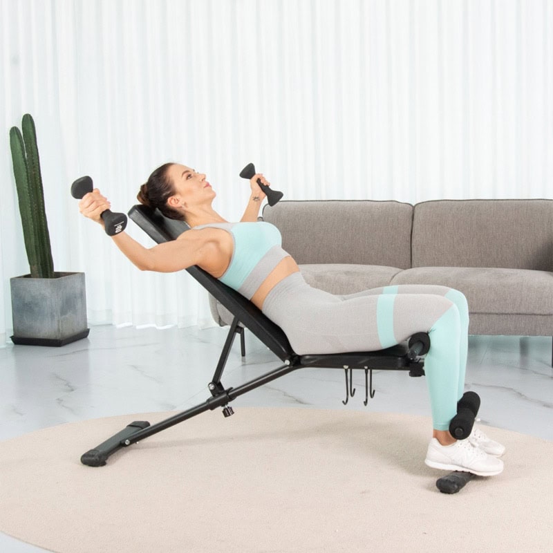 BodyTrain Foldable Adjustable Weight Bench - Image 12