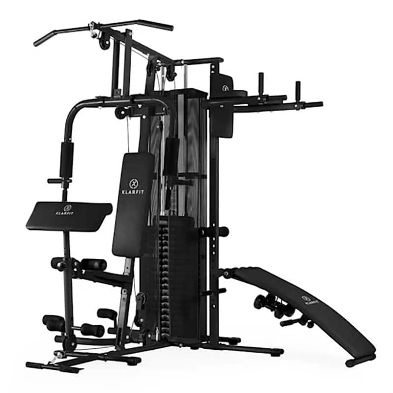 IronMan Klarfit Ultimate 5000 - 3 Station Home Multi Gym Black