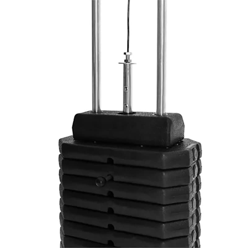 IronMan Klarfit Ultimate 5000 - 3 Station Home Multi Gym Black
