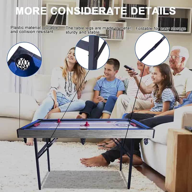 Walker & Simpson 4.5ft 5in1 Multi-Games Table with Folding Legs