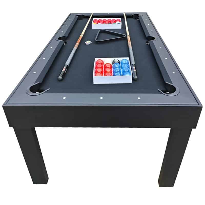 Walker & Simpson Vegas Deluxe 6ft Slate Pool Table with Dining Top