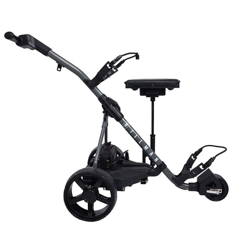 Hillman Lithium Caddie Gunmetal Grey Electric Golf Trolley