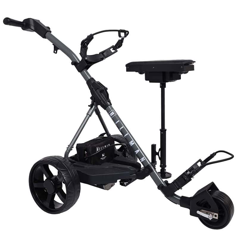 Hillman Lithium Caddie Gunmetal Grey Electric Golf Trolley