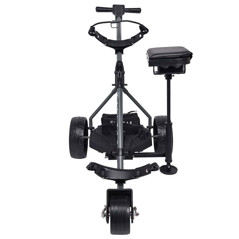 Hillman Lithium Caddie Gunmetal Grey Electric Golf Trolley
