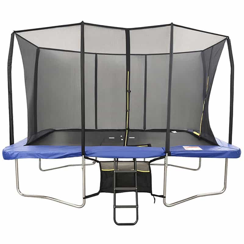 7x10ft Rectangular Trampoline with Safety Enclosure