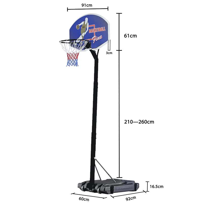 Air League HB06 Adjustable Basketball Stand - Image 4