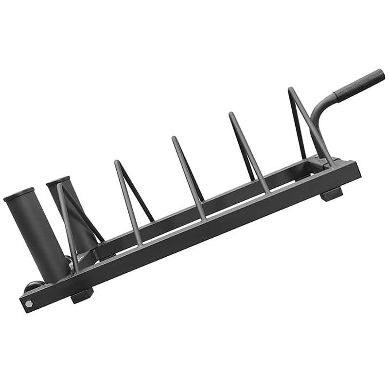 IronMan Horizontal Weight Plate Rack with Wheels