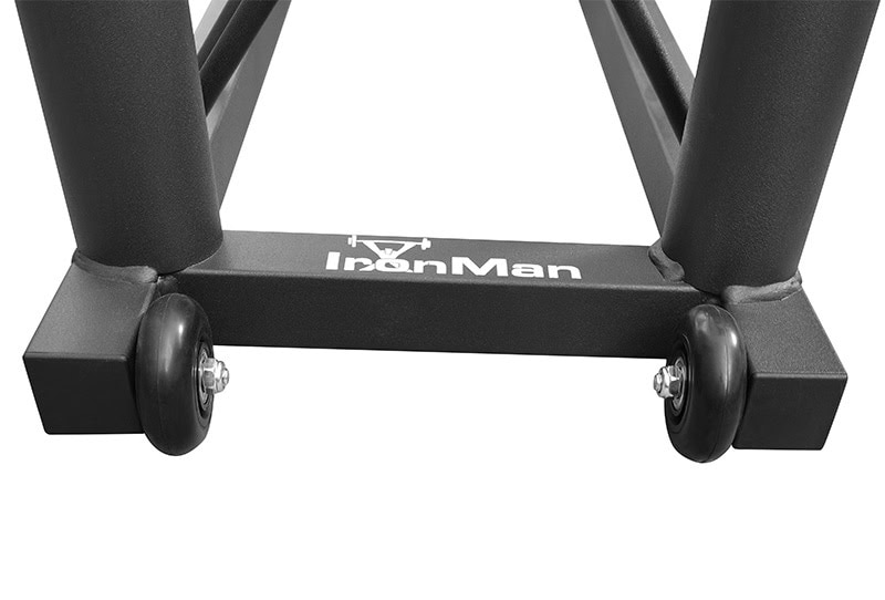 IronMan Horizontal Weight Plate Rack with Wheels