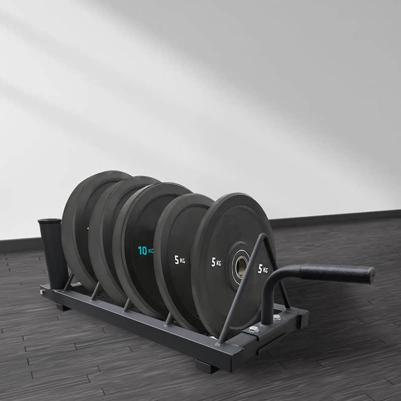 IronMan Horizontal Weight Plate Rack with Wheels