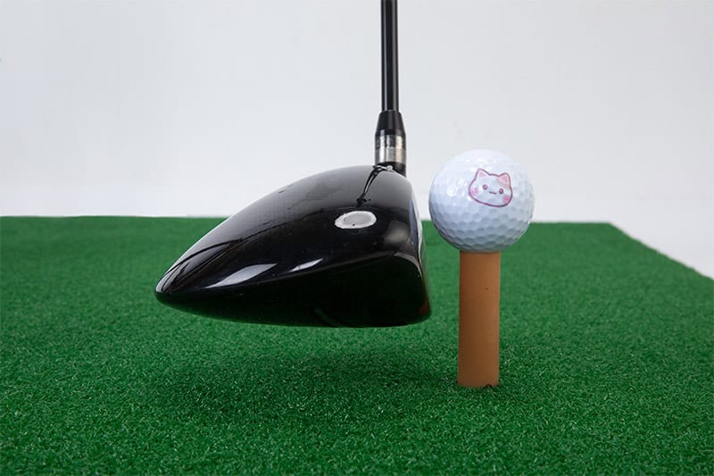 Hillman PGM Golf Artificial Turf 1.2m Practice Mat with Rubber Tee