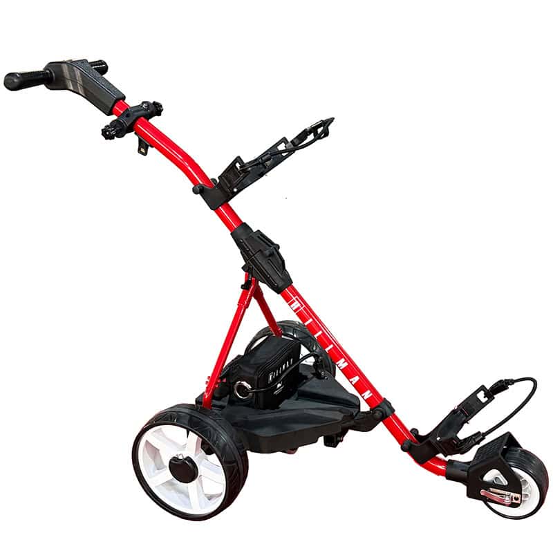 Hillman 36 Hole Lithium Electric Golf Trolley Red