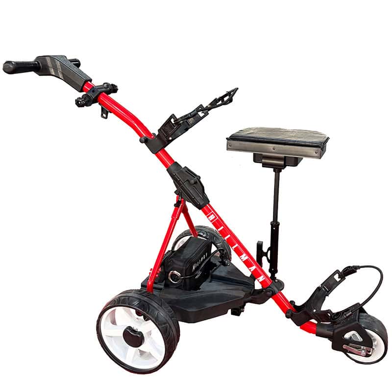 Hillman 36 Hole Lithium Electric Golf Trolley Red