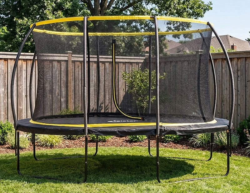 Orbit 7x10ft Oval Trampoline With Safety Enclosure