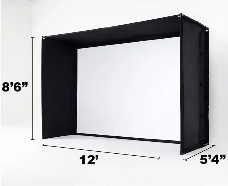 Hillman Golf Simulator Enclosure 12ft x 8ft 6inch - Image 9