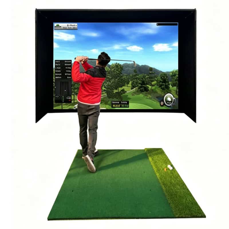 Hillman Golf Simulator Enclosure 12ft x 8ft 6inch - Image 11