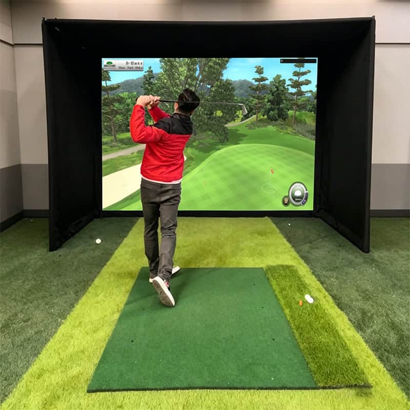 Hillman Golf Simulator Enclosure 12ft x 8ft 6inch - Image 4