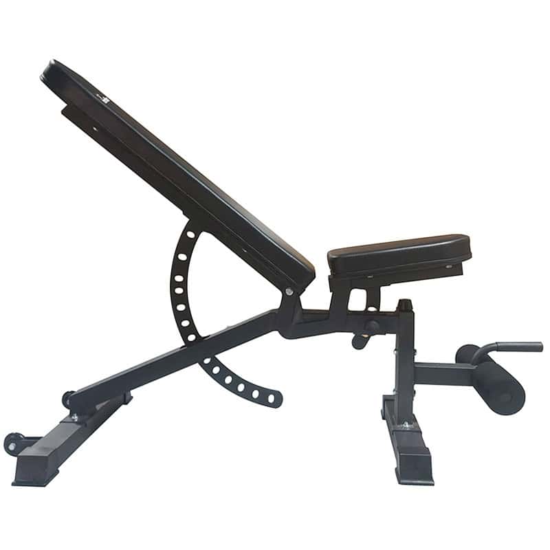 Ironman Professional Weight Training Bench & 24kg Adjustable Dumbbell Pair Set
