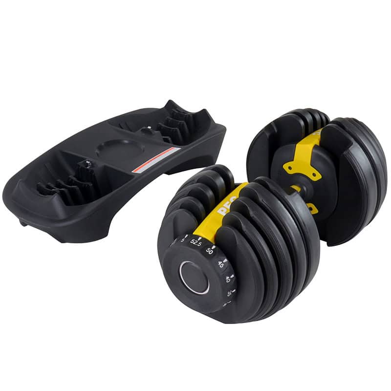 Ironman Professional Weight Training Bench & 24kg Adjustable Dumbbell Pair Set