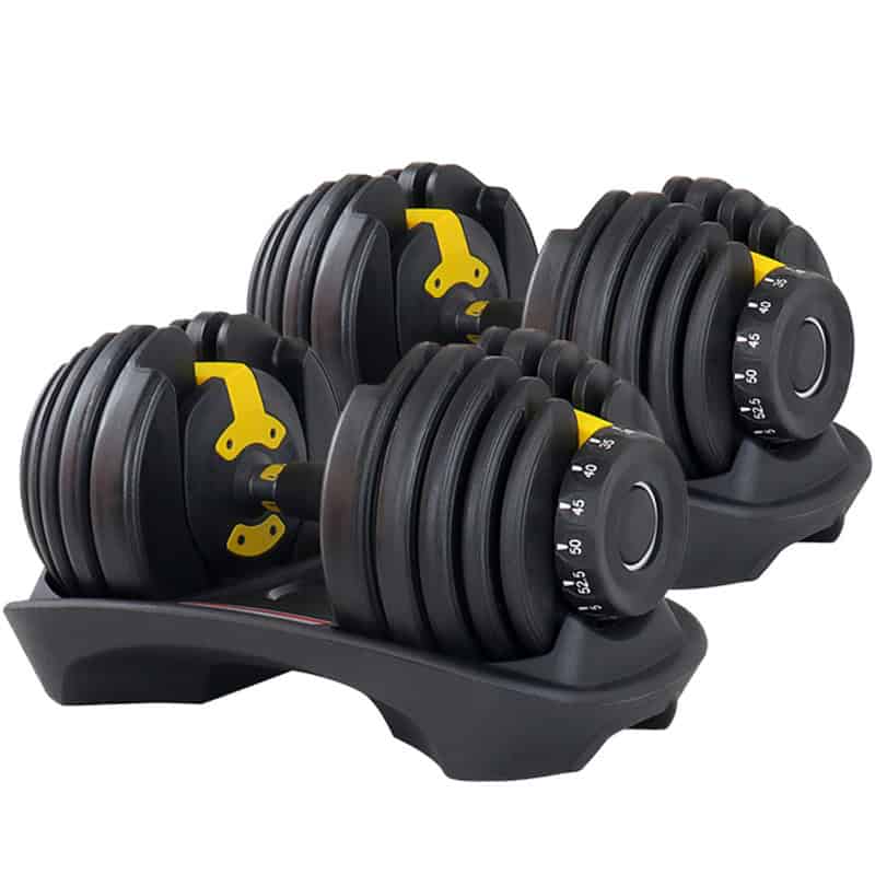 IronMan Flat Weight Training Bench & 24kg Adjustable Dumbbell Pair Set
