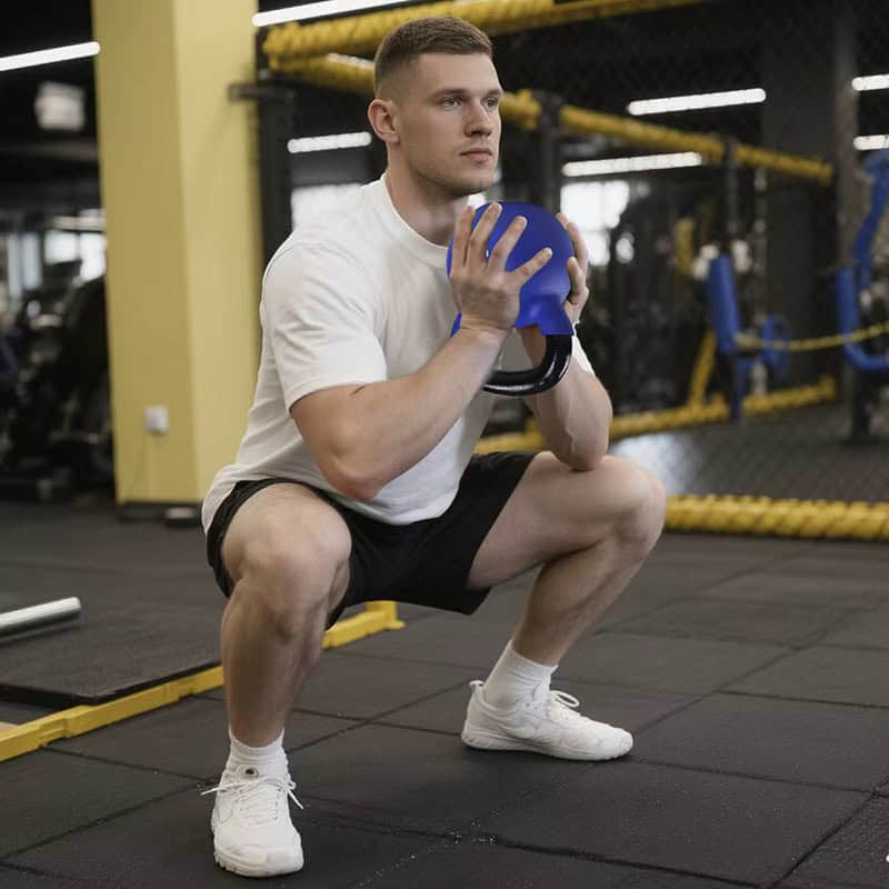 Ironman 14kg Cast Iron Coated Kettlebell