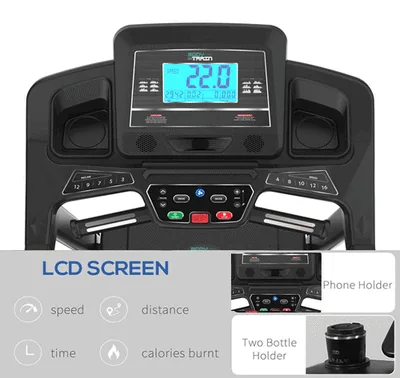 Bodytrain Xerxes Pro Motorised Folding Bluetooth Treadmill - Image 9