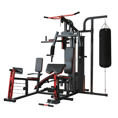 IronMan IM-306 Advanced 3 Station Home Multi Gym With Punch Bag