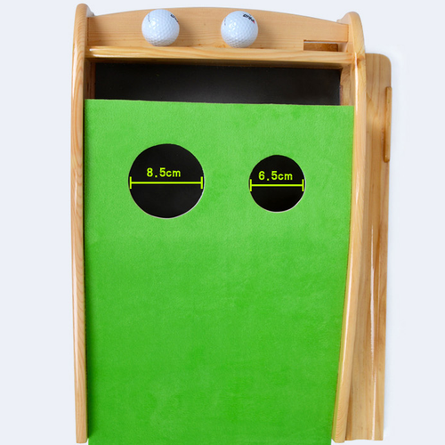Hillman PGM Natural Wood 3m Golf Putting Trainer with Auto Ball Return - Image 8