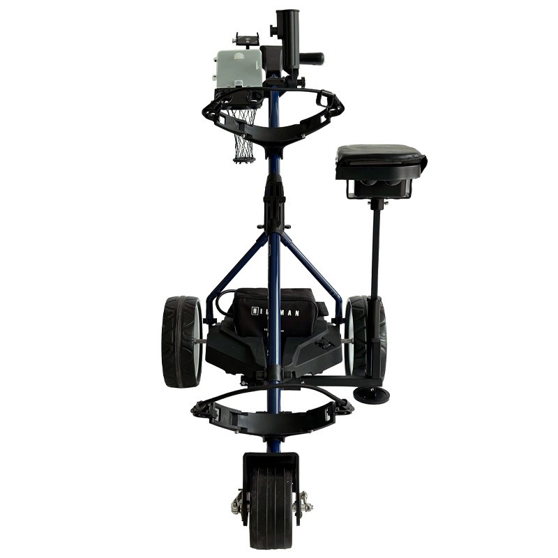 Hillman 36 Hole Lithium Electric Golf Trolley Blue - Image 5