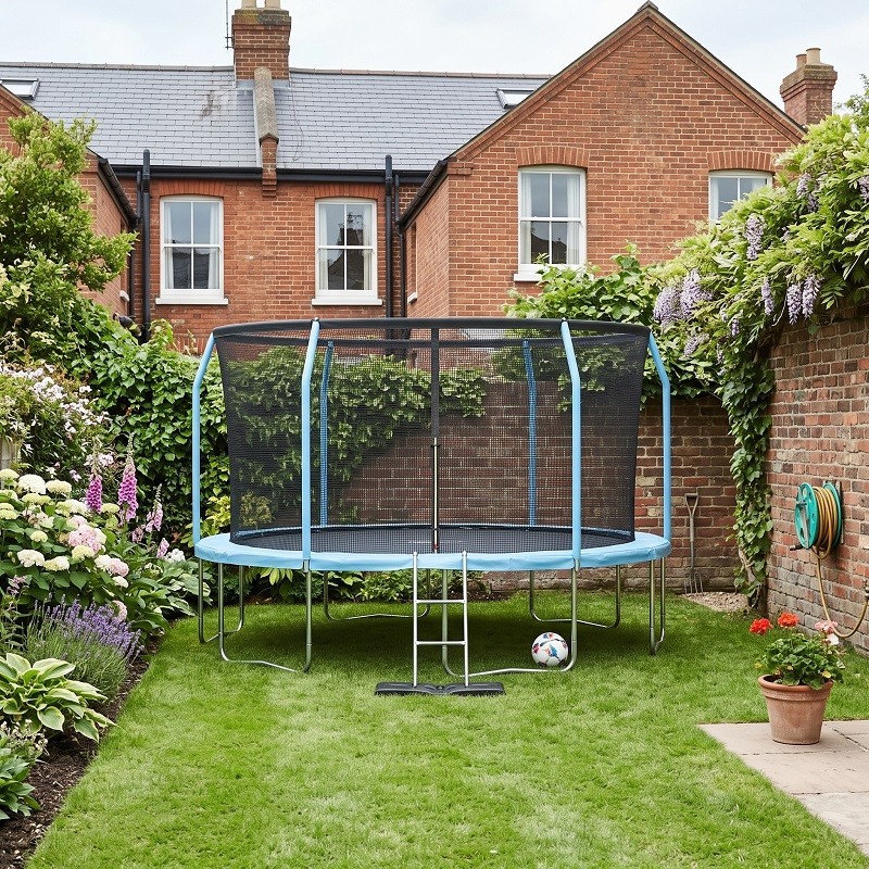 Reconditioned Special Air King Jump 12ft Trampoline with Safety Enclosure Free L - Image 2