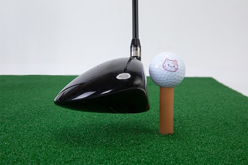 Hillman PGM Golf Artificial Turf 1.2m Practice Mat with Rubber Tee - Image 4