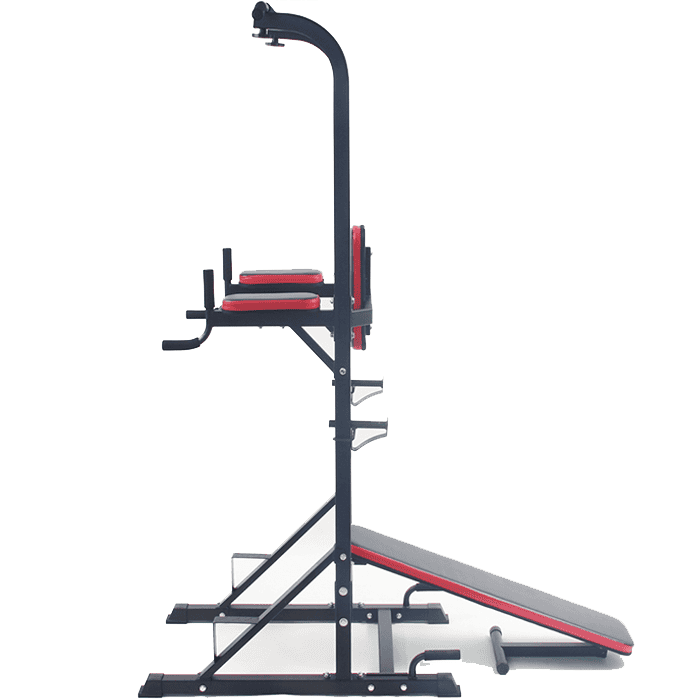 Power Tower Dip Station with Bench and Pull-Up Tower Bar Multi Range Exercise - Image 11