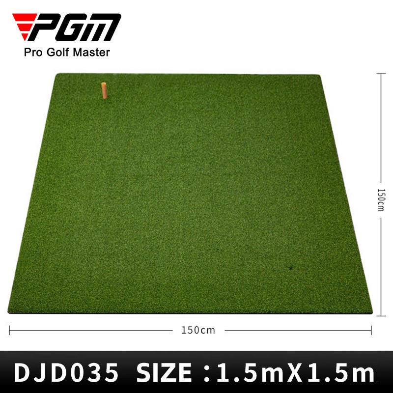 Hillman PGM Semi-Automatic Golf Ball Dispenser and Large Deluxe Turf Practice Ma - Image 7