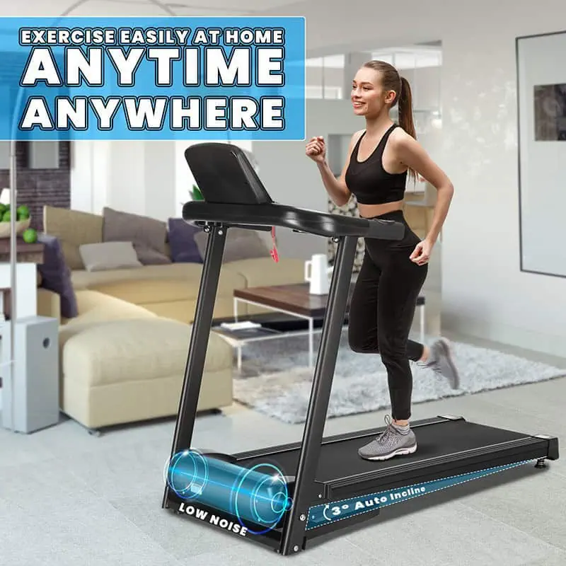 BodyTrain A7 Jet GT Folding Motorised Treadmill Free Fitness Watch & Water Bottl - Image 10