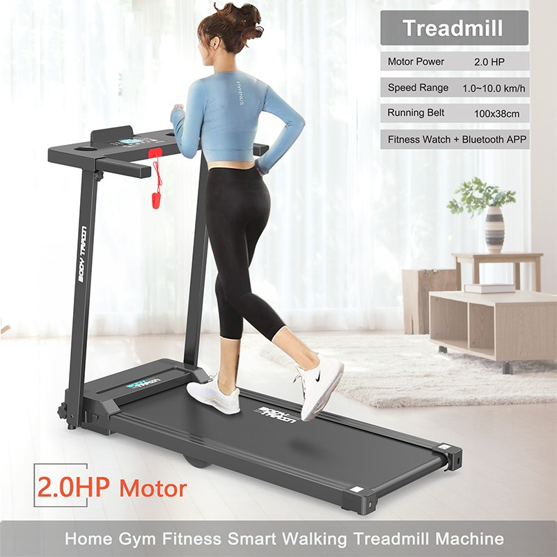 BodyTrain P80G Motorised Folding Bluetooth Treadmill - Image 4