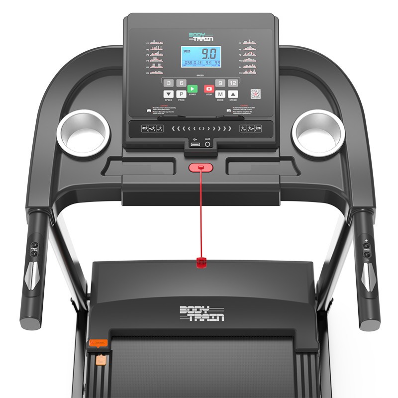 BodyTrain S600 Motorised Folding Bluetooth Treadmill - Image 10