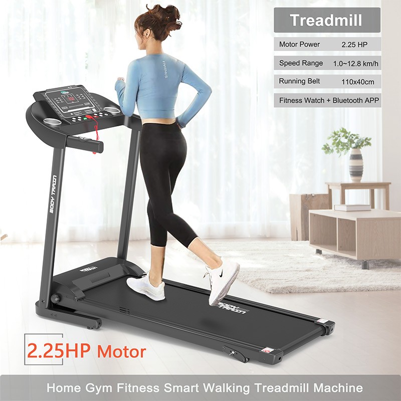 BodyTrain S105 Motorised Folding Bluetooth Treadmill - Image 5