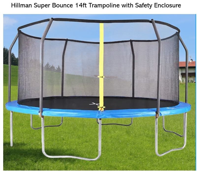 Hillman Super Bounce 14ft Trampoline With Safety Enclosure - Image 4