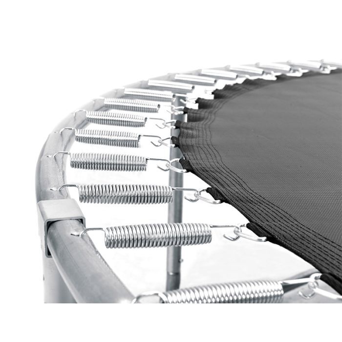 Velocity 8ft Trampoline and Safety Enclosure Free Ladder and Basketball Hoop - Image 7