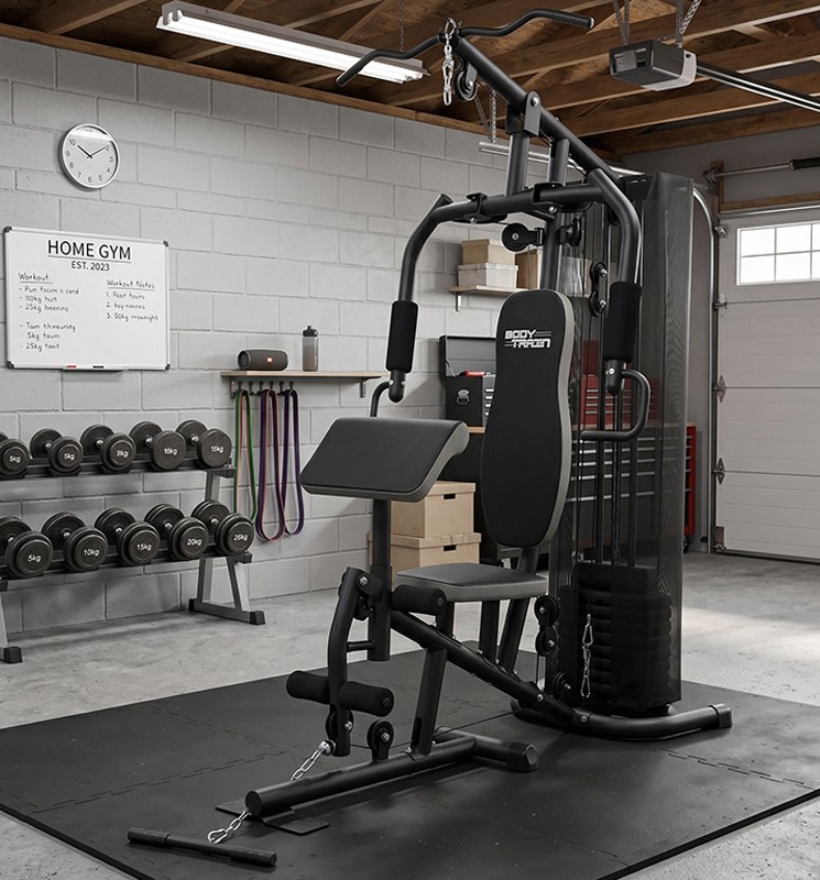 BodyTrain ES-422 Single Station Home Multi Gym 45kg Weight Stack
