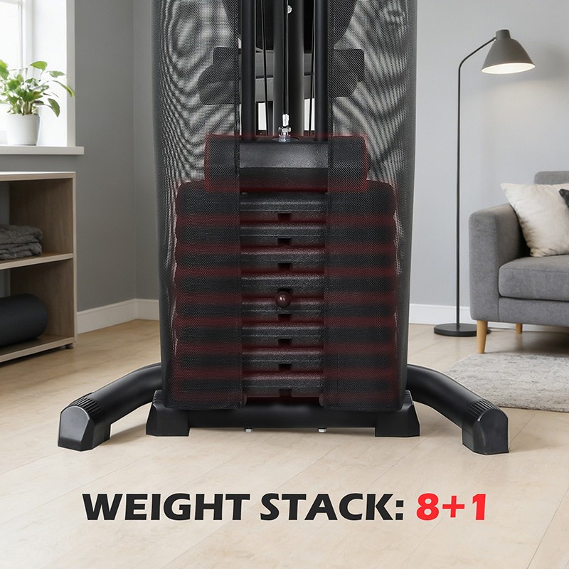 BodyTrain ES-422 Single Station Home Multi Gym 45kg Weight Stack - Image 8