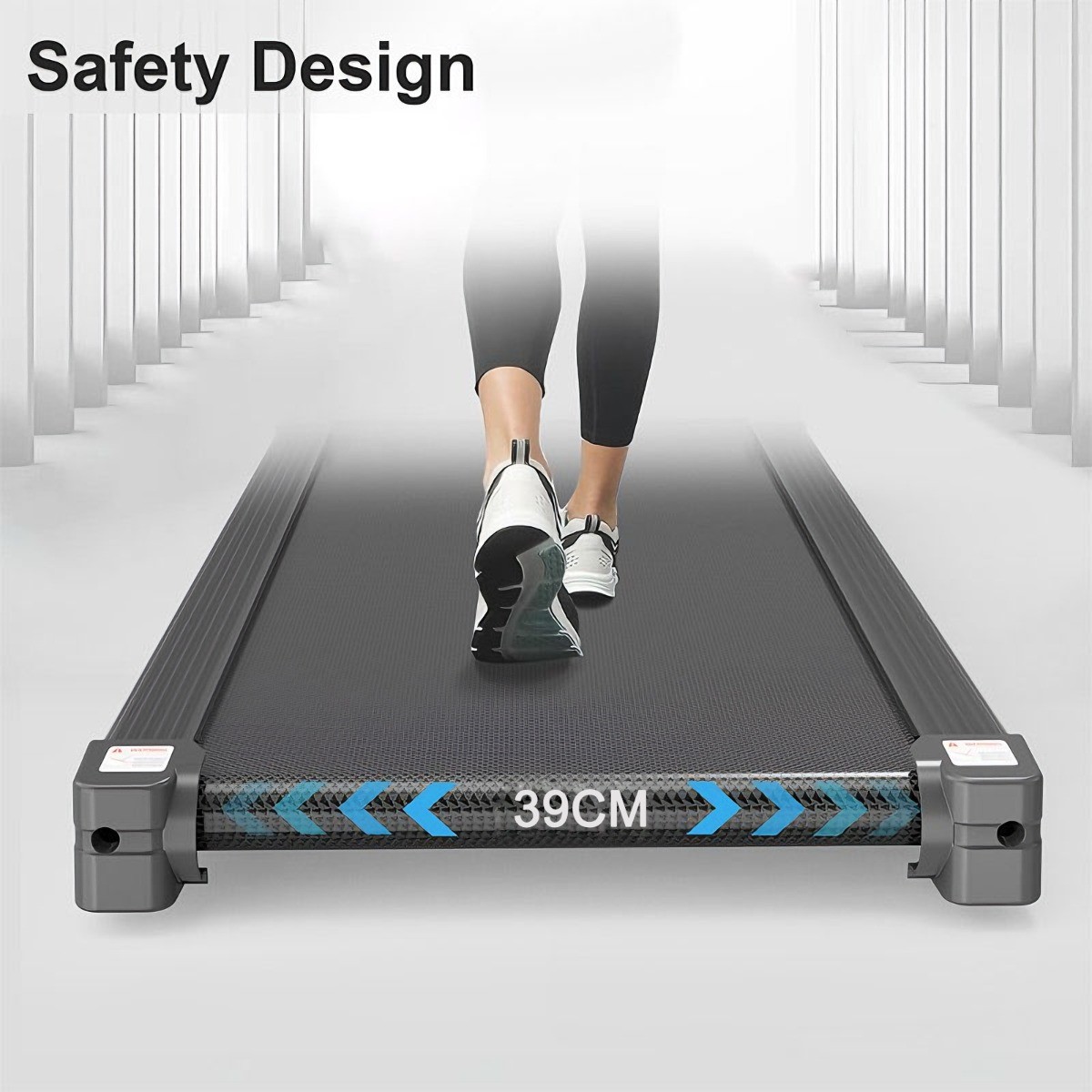 BodyTrain T-118 Motorised Folding Bluetooth Treadmill - Image 7