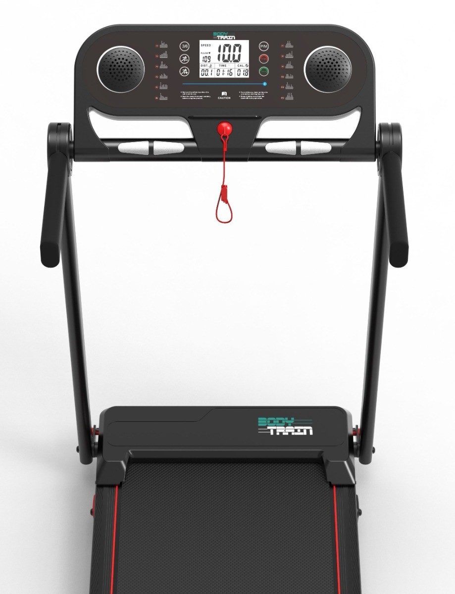 BodyTrain T-118 Motorised Folding Bluetooth Treadmill - Image 11