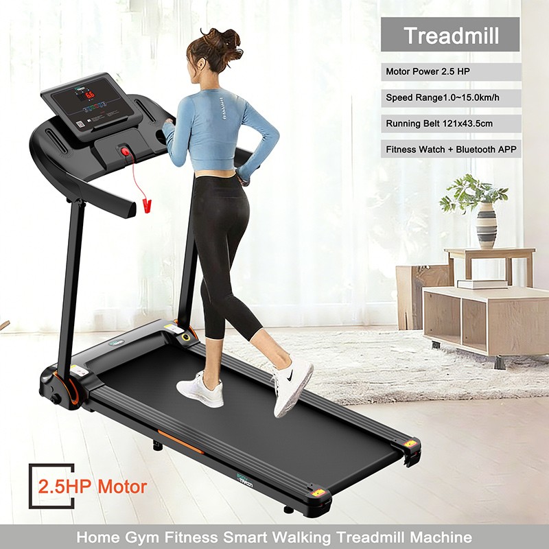 BodyTrain T150 Motorised Folding Bluetooth Treadmill - Image 2