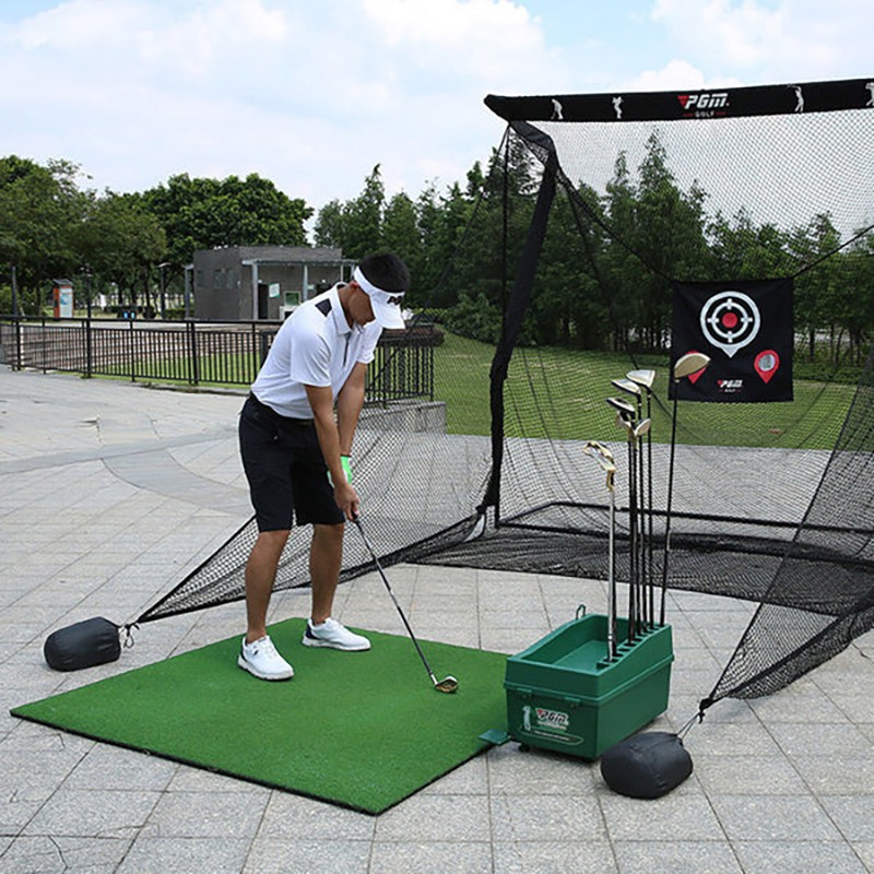 Hillman PGM Golf 1.5m Deluxe Practice Mat with Rubber Tee - Image 10