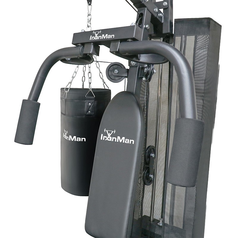 IronMan 3 Station Boxing Deluxe Home Multi Gym with 55kg Weight Stack - Image 4