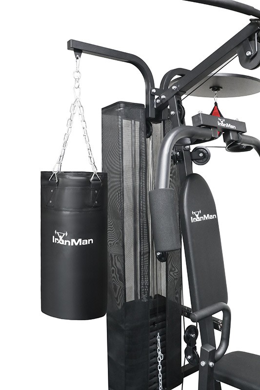 IronMan 3 Station Boxing Deluxe Home Multi Gym with 55kg Weight Stack - Image 9
