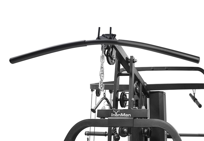 IronMan Deluxe Home Multi Gym with Smith Machine and Cables - 65kg Weight Stack - Image 10