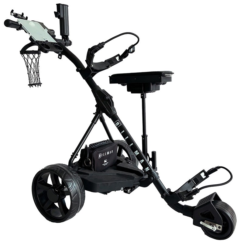 Hillman 36 Hole Lithium Electric Golf Trolley Black - Image 2